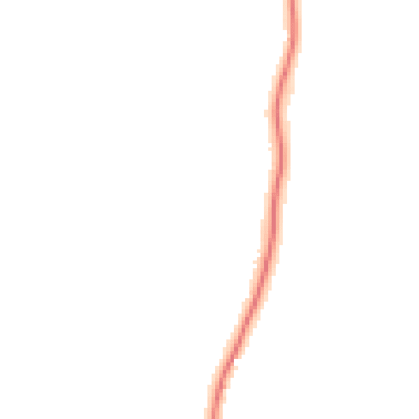 Night-time road noise heatmap for TN15 7JU