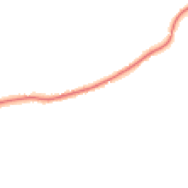 Night-time road noise heatmap for TN15 8JF