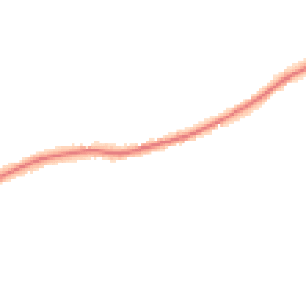 Night-time road noise heatmap for TN15 8JW