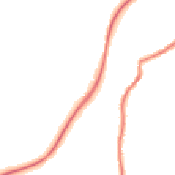 Night-time road noise heatmap for TN15 9AG