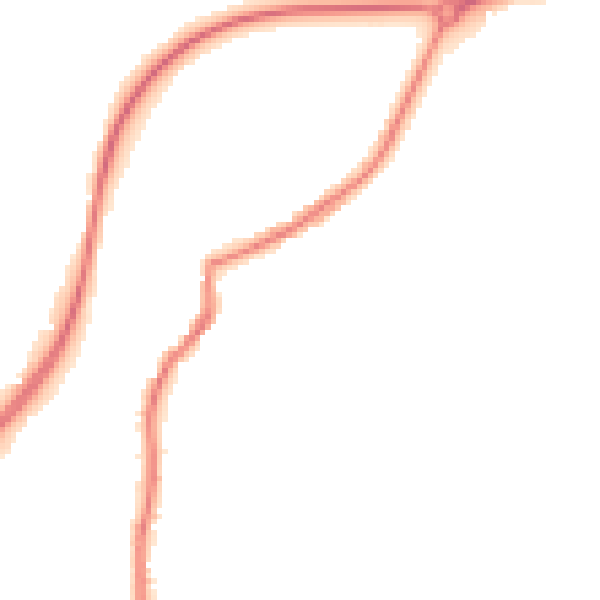 Night-time road noise heatmap for TN15 9HN