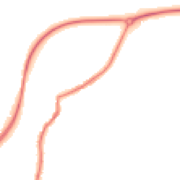 Night-time road noise heatmap for TN15 9HW