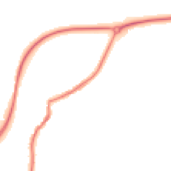Night-time road noise heatmap for TN15 9HX