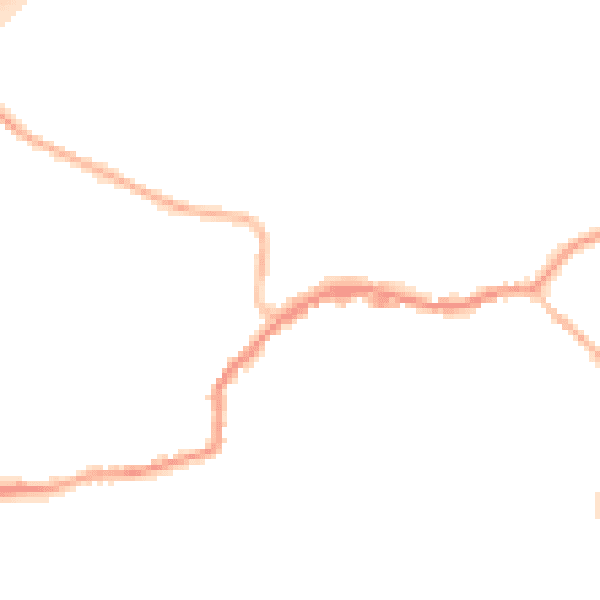 Night-time road noise heatmap for TN16 1AH