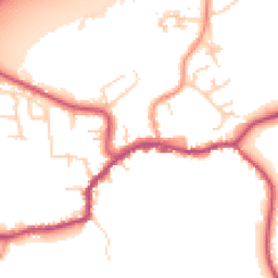 Daytime road noise heatmap for TN16 1AR