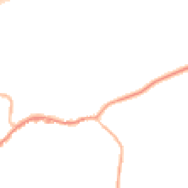 Night-time road noise heatmap for TN16 1BS