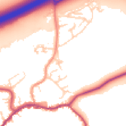 Daytime road noise heatmap for TN16 1BT