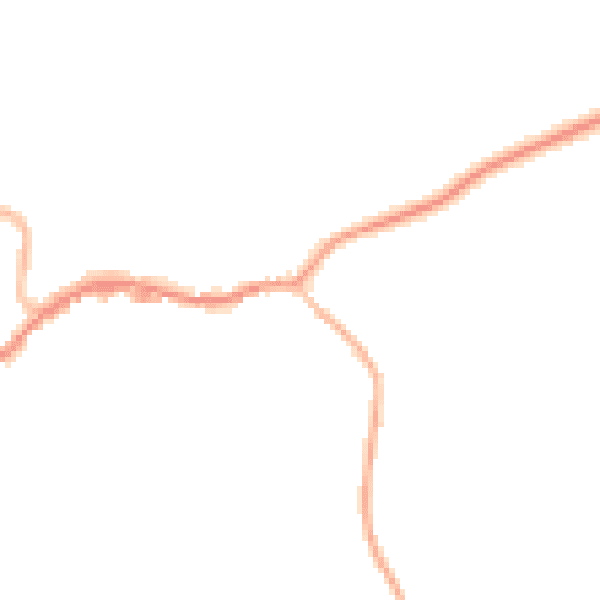 Night-time road noise heatmap for TN16 1BU
