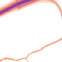 Night-time road noise heatmap for TN16 1DA