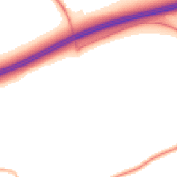 Night-time road noise heatmap for TN16 1DS