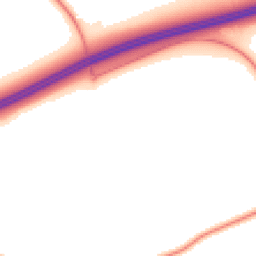 Night-time road noise heatmap for TN16 1EB