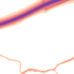 Night-time road noise heatmap for TN16 1FB