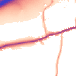 Daytime road noise heatmap for TN16 1HW