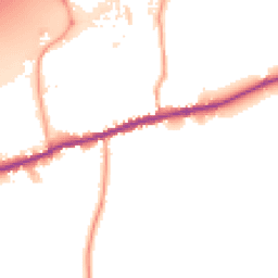 Daytime road noise heatmap for TN16 1JD