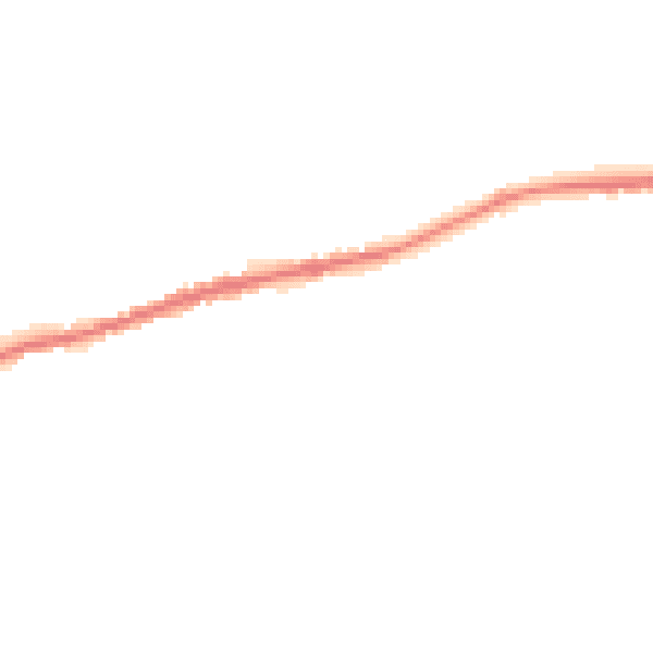 Night-time road noise heatmap for TN16 1JE