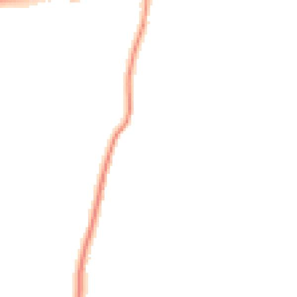 Daytime road noise heatmap for TN16 1LP