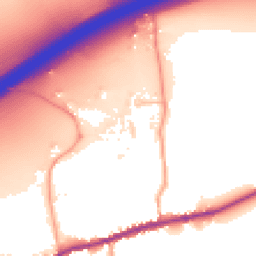 Daytime road noise heatmap for TN16 1NP