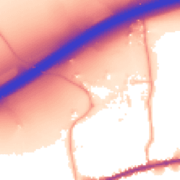 Daytime road noise heatmap for TN16 1NS