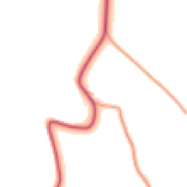 Daytime road noise heatmap for TN16 1PP