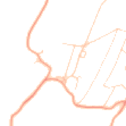Daytime road noise heatmap for TN16 2AB