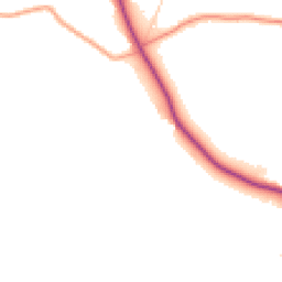Daytime road noise heatmap for TN16 2DQ