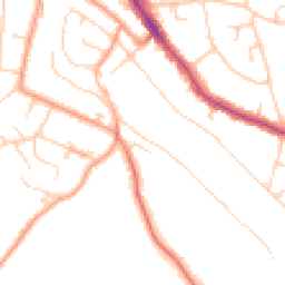 Daytime road noise heatmap for TN16 2PB
