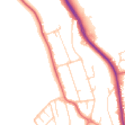 Daytime road noise heatmap for TN16 3DG