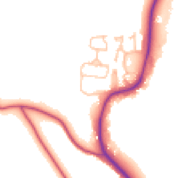 Daytime road noise heatmap for TN16 3EN