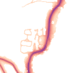 Daytime road noise heatmap for TN16 3GF