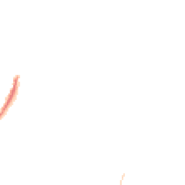 Night-time road noise heatmap for TN2 3DD