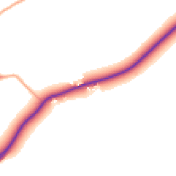 Daytime road noise heatmap for TN2 4AH