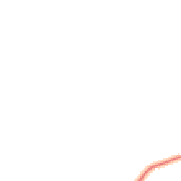 Night-time road noise heatmap for TN2 4AP