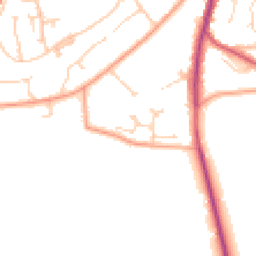 Daytime road noise heatmap for TN2 5XD