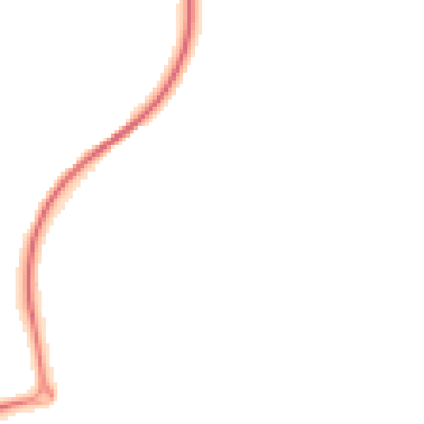 Night-time road noise heatmap for TN20 6AR