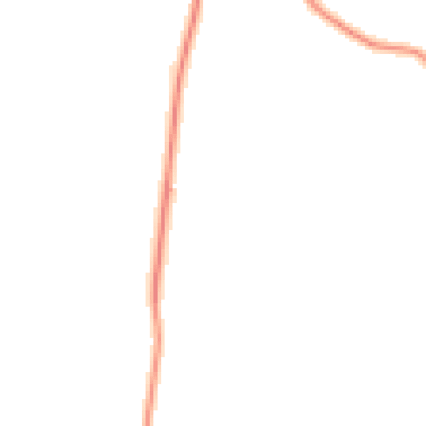 Daytime road noise heatmap for TN20 6BF