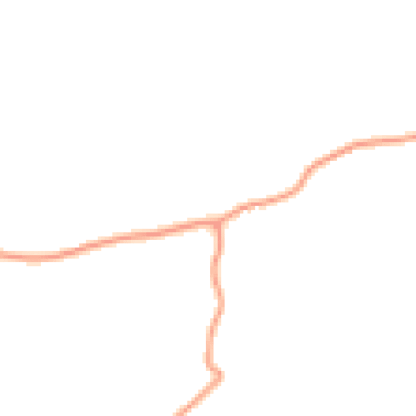 Daytime road noise heatmap for TN20 6RS