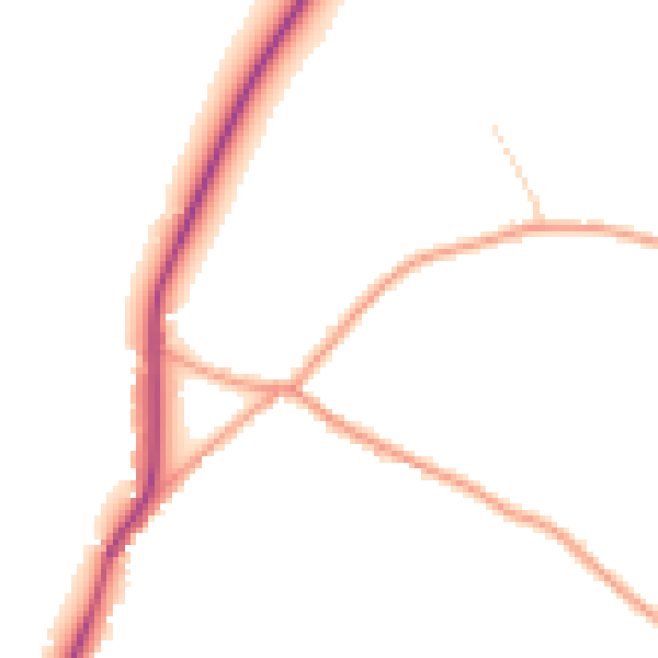 Daytime road noise heatmap for TN25 4JD