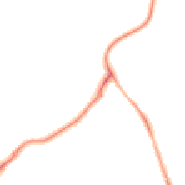 Night-time road noise heatmap for TN25 4QP