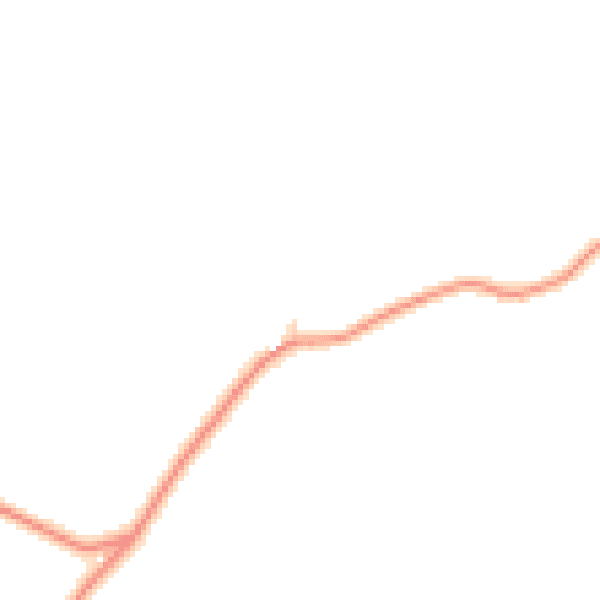 Daytime road noise heatmap for TN25 5LQ