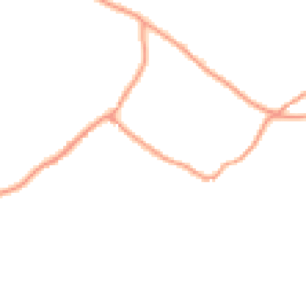 Daytime road noise heatmap for TN25 5LS