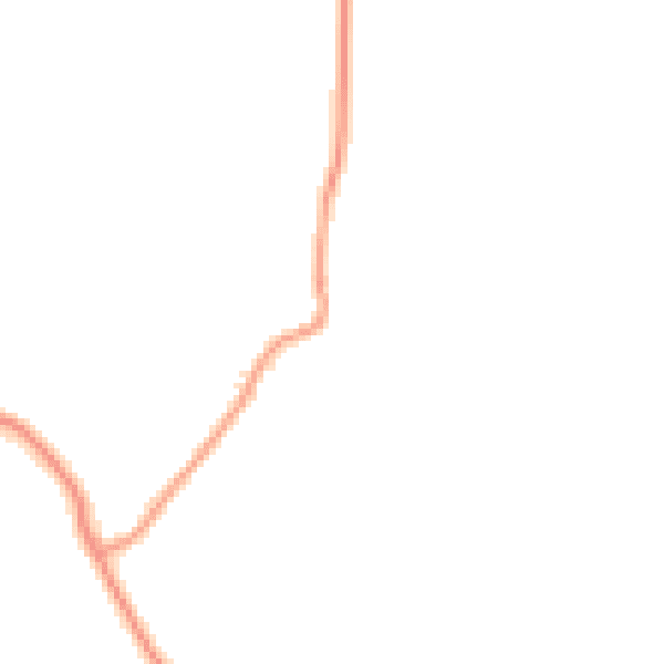 Daytime road noise heatmap for TN25 7EG