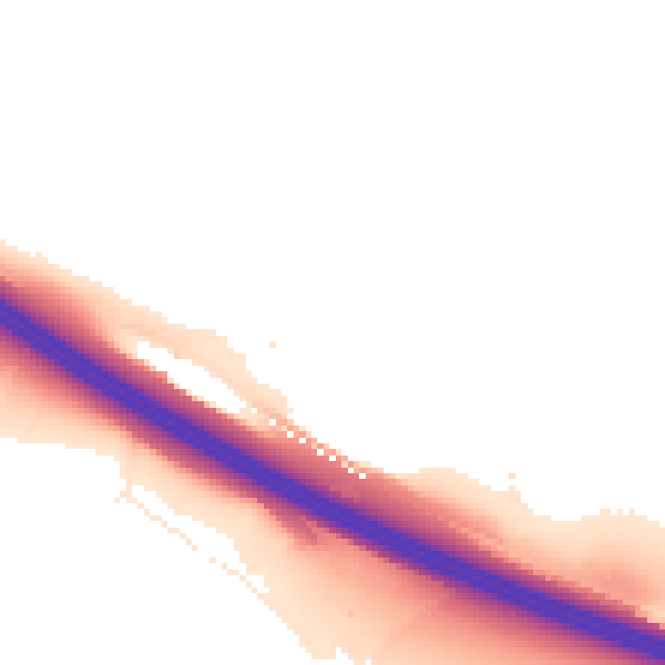 Night-time road noise heatmap for TN27 0AR