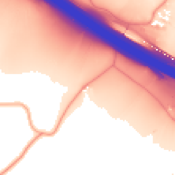 Daytime road noise heatmap for TN27 0BL