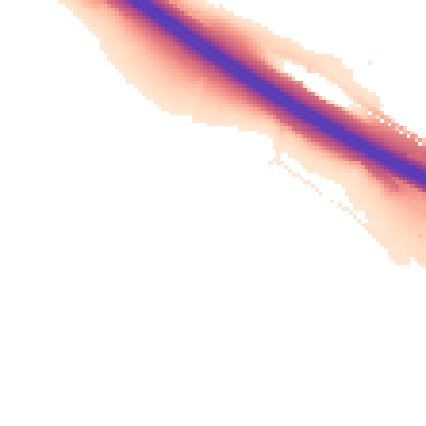Night-time road noise heatmap for TN27 0BL