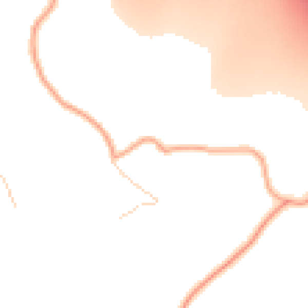 Daytime road noise heatmap for TN27 0BN