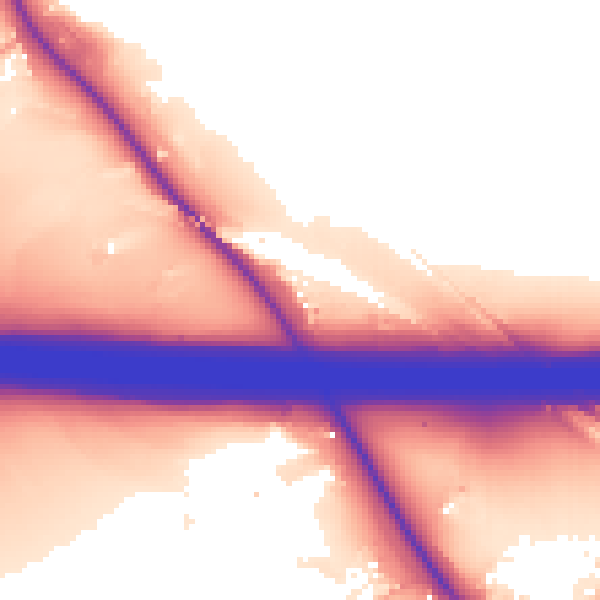 Daytime road noise heatmap for TN27 0EG