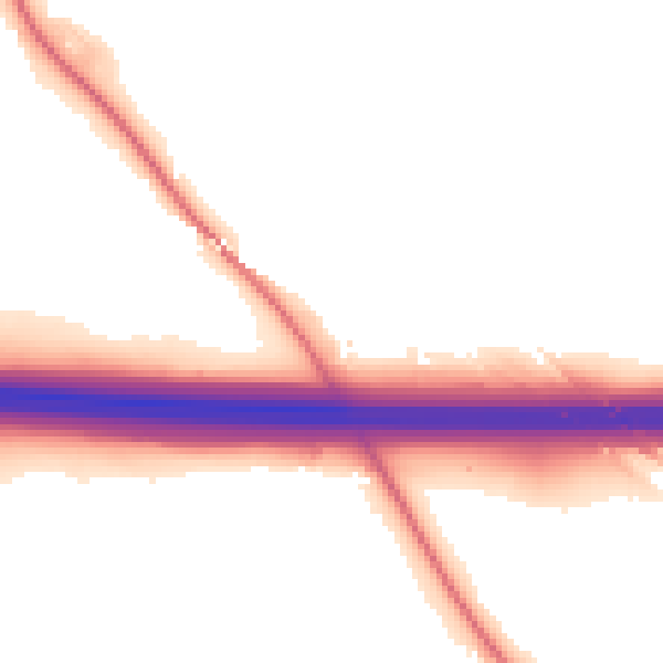 Night-time road noise heatmap for TN27 0EG