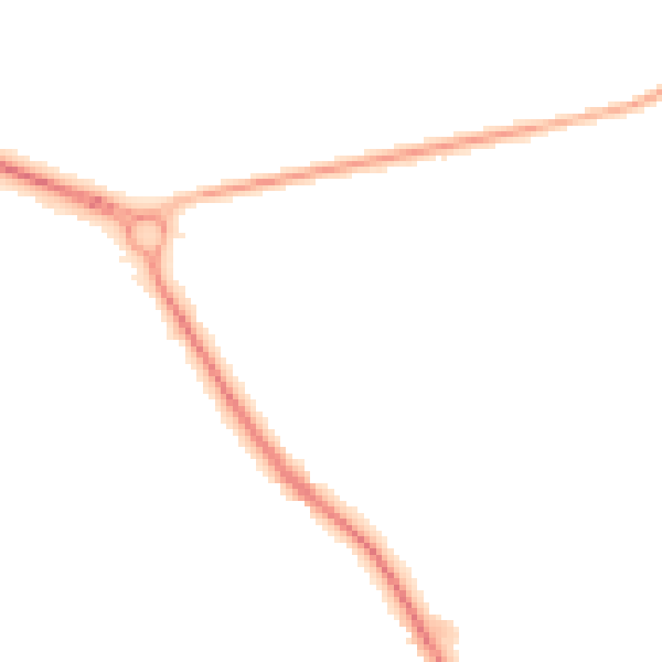Night-time road noise heatmap for TN27 0JQ
