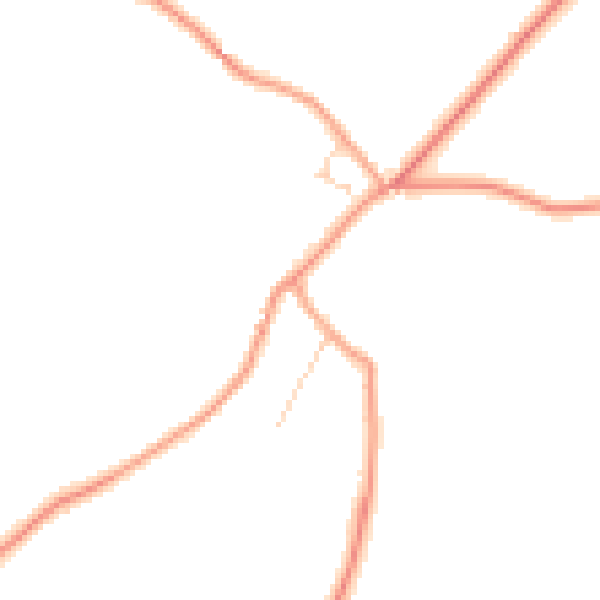 Daytime road noise heatmap for TN27 0QS