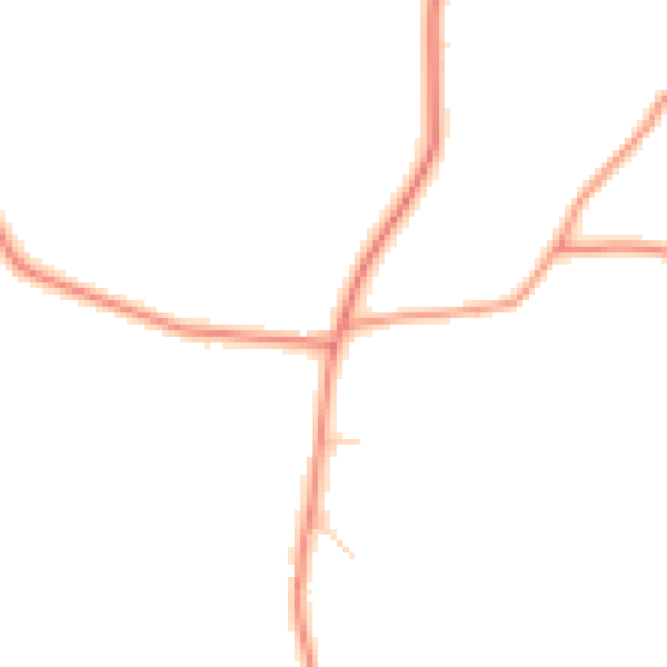 Daytime road noise heatmap for TN27 0RJ